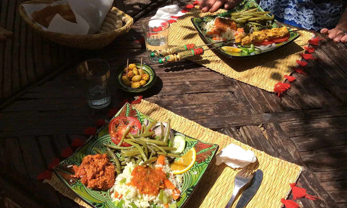 Nieuwjaar retraite Marokko: body & mind retreat  - diner marokko.